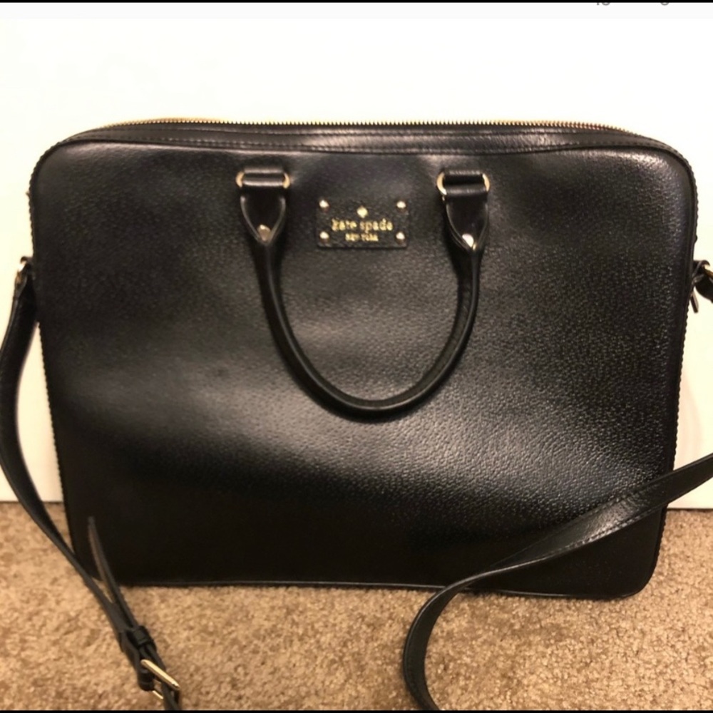 Genuine Kate Spade Leather Briefcase